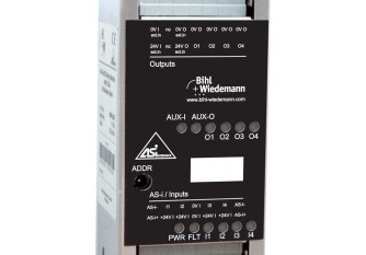BW1907 ASi Digital I/O Module in Stainless Steel, IP20, 4I/4O