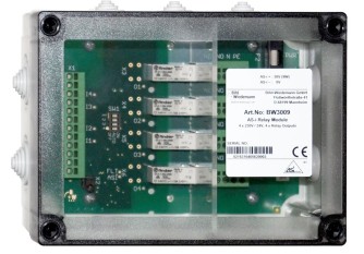 BW3009 ASi Module to control 4 x 230 V/24 V damper actuators