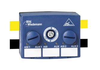 BWU3117 Passive Distributor ASi/AUX to 2 x M12 sockets, 5 poles, depth 35 mm, IP67