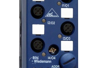 BWU3240 ASi Digital I/O Module, IP67, M12, 4I/4O