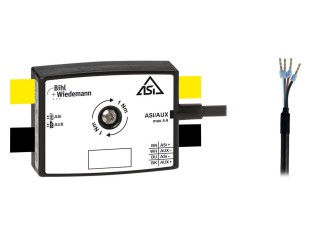 BWU3314 Passive Distributor ASi/AUX to 1 x round cable/connecting wires, depth 19 mm, IP67