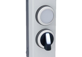 BW3478 ASi Light Button Module, lighted (white/blue), retaining clip