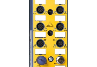 BW3499 ASi Safety I/O Module, IP67, M12, 6-8SI/2SO/16I/16O