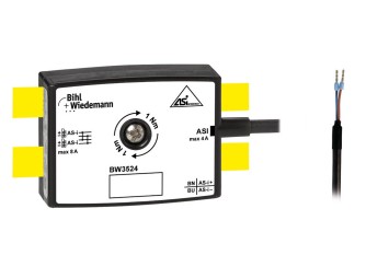 BW3524 Passive Distributor ASi to 1 x round cable/connecting wires, depth 19 mm, IP67
