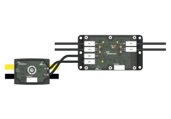 BWU3567 Cable Duct ASi Motor Module, IP54, M8 for 24V motorized rollers, 2M/4I