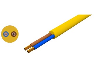 BW3653 Round cable, yellow