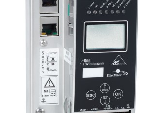 BWU3734 ASi-3 EtherNet/IP+ModbusTCP Gateway in Stainless Steel, 1 master