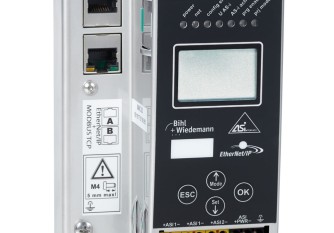 BWU3736 ASi-3 EtherNet/IP+ModbusTCP Gateway in Stainless Steel, 2 masters