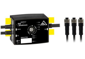 BWU3784 Active Distributor ASi Motor Module for Lenze Smart Motor, IP67, 1M/3I