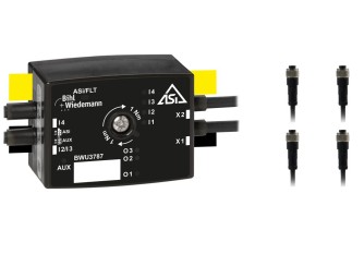 BWU3787 Active Distributor ASi Motor Module for Lenze Smart Motor, IP67, 1M/3I