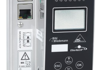 BWU3822 24 Volt ASi-3 EtherNet/IP + Modbus TCP Gateway in Stainless Steel, 1 ASi-3 master