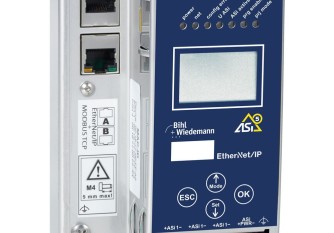 BWU3849 24 Volt ASi-5/ASi-3 EtherNet/IP + Modbus TCP Gateway in Stainless Steel, 1 ASi-5/ASi-3 master