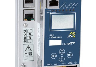 BWU3854 24 Volt ASi-5/ASi-3 EtherCAT Gateway in Stainless Steel, 1 ASi-5/ASi-3 master