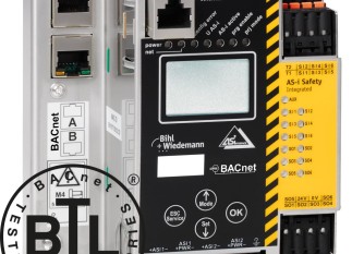 BWU4001 ASi-3 BACnet/IP Gateway with integrated Safety Monitor, 2 ASi masters