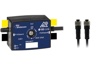 BWU4077 Active Distributor ASi-5/IO-Link Master with 2 Ports, IP67, M12, 1 IO-Link Port Class A/1 IO-Link Port Class B