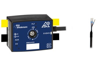 BWU4101 Active Distributor ASi-5, IP67, 1 RGB/RGBW LED Stripe