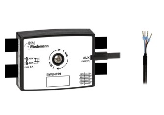 BWU4709 Passive Distributor AUX to 1 x round cable/connecting wires, depth 25 mm, IP67