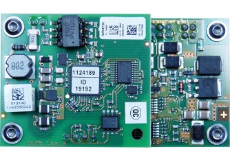 BWR4736 ASi-5 PCB Module, 70 mm x 40 mm, self-configuring 16I/O, wiring pins, straight