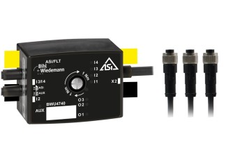 BWU4740 Active Distributor ASi Motor Module for Lenze Smart Motor, IP67, 4I/3O