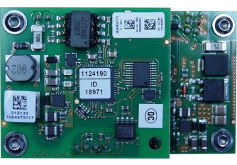 BWR4771 ASi-5 PCB Module with integrated IO-Link Master, 65 mm x 40 mm, 4 x IO-Link ports, wiring pins, straight