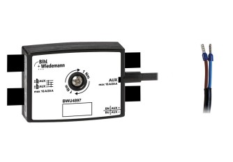 BWU4897 Passive Distributor AUX, 16A/20A, infeed module, depth 25 mm, IP67