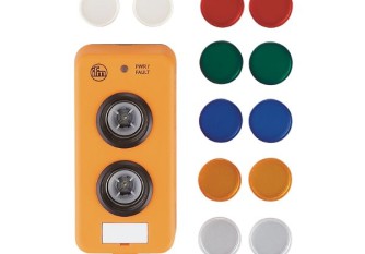 AC2386 AS-Interface illuminated pushbutton module AS-i Module 2BI 2LO WT/WT