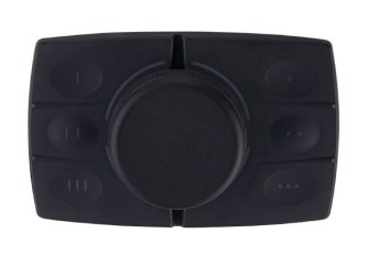 CR1301 pushbutton module with knob with push and joystick function in two axes and with backlit keys ecomatPanel/COP/corona