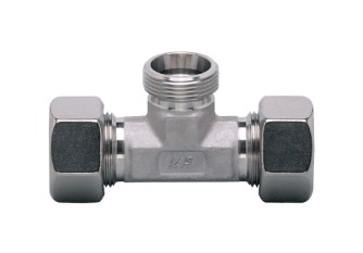 E40078 T-piece with progressive ring fitting T-PIECE QL18-18-18/VA