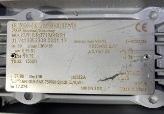 WA37/T DRS71M4BE1-InStock Motor +