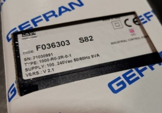 GEFRAN 1000-R0-2R-0-1 F036303 Malaysia Thailand Singapore Indonesia Philippines Vietnam Europe USA