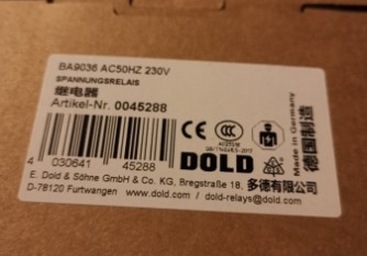 DOLD BA9036 0045288  Malaysia Thailand Singapore Indonesia Philippines Vietnam Europe USA