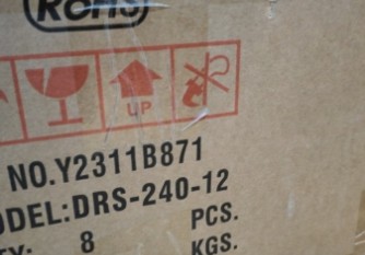 MEAN WELL DRS-240-12 Malaysia Thailand Singapore Indonesia Philippines Vietnam Europe USA