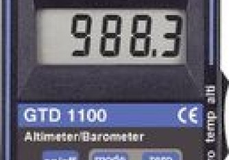601865 Druck-Messgerät Greisinger GTD 1100 Luftdruck 0.3 - 1.1 bar mit Höhenmesser