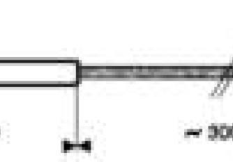 600231 Greisinger GMF 30/180 V4A Luftfühler -50 bis 175°C Fühler-Typ KTY83-110