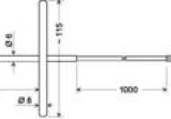 603451 Greisinger GGF 175 Gefriergutfühler -70 bis 200°C Fühler-Typ Pt1000