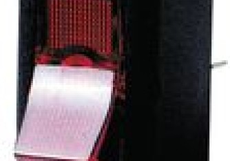 EATON 1500R11E SWITCH, ROCKER, SPST, 15A, 250V, RED, Sw