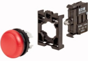 132599 - M22-L-R-LED230-BVP - Indicator light, complete device