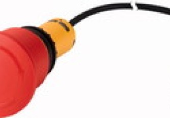 185183 - Emergency stop/emerg. switching off button, classic,palm-tree, 45 mm, t