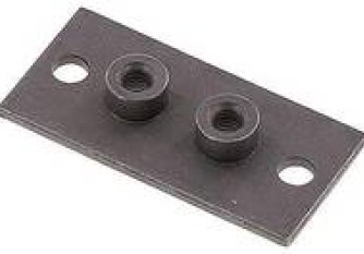 GR1LAPV verlängerte Anschweißplatte mit Befestigungsbohrungen, Baugr. 1, Stahl