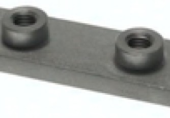 GR1SAPV verlängerte Anschweißplatte mit Befestigungsbohrungen, Baugr. 1, Stahl