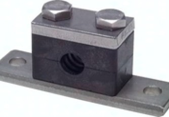 GR110SAPVES Rohrschelle, schwere Baureihe, 10 (1/8″)mm, Edelstahl