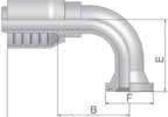 Parker 11978-16-16 SAE flange SFL 5000 PSI 90° SFL 1″ 90° Parker 11978-16-16 SAE flange SFL 5000 PSI 90° SFL 1″ 90°