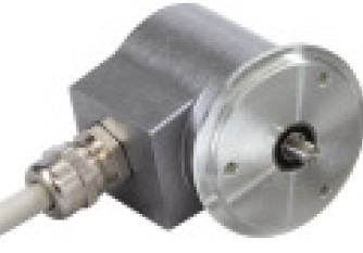 POSITAL IXARC UCD-SRB1B-0016-N060-CRW SSI Preset + Inkremental RS422 Absoluter Drehgeber